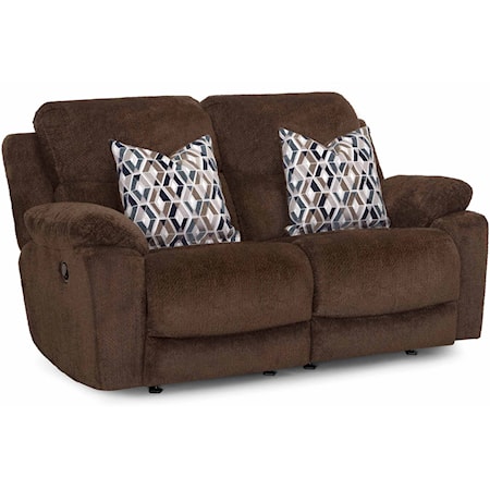 Casual Dual Power Reclining Loveseat with USB Port