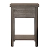 Liberty Furniture Modern Farmhouse Drawer Chair Side Table