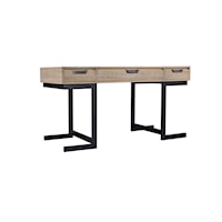 Contemporary 60" Writing Desk with Drop-Front Drawer