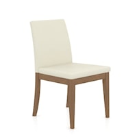 Customizable Side Chair with Upholstered Seat and Back