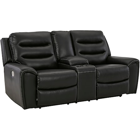 Power Reclining Loveseat with Console