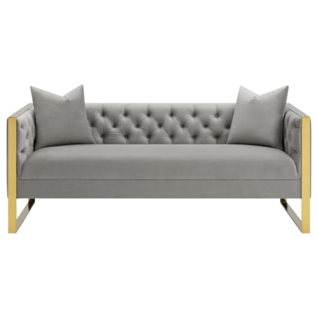 Eastbrook Velvet Tufted Sofa