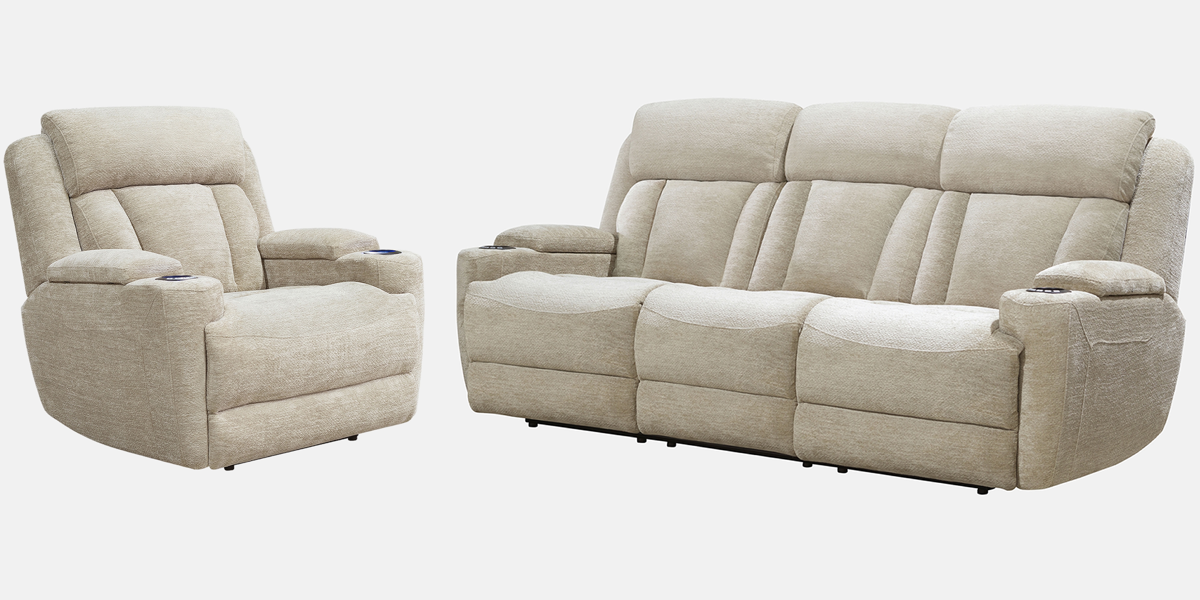 Parker Living Dalton Power Reclining Sofa and Recliner Set