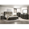 Crown Mark SARATOGA Queen Upholstered Bed