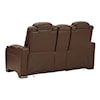 Ashley Signature Design The Man-Den Power Reclining Loveseat with Console