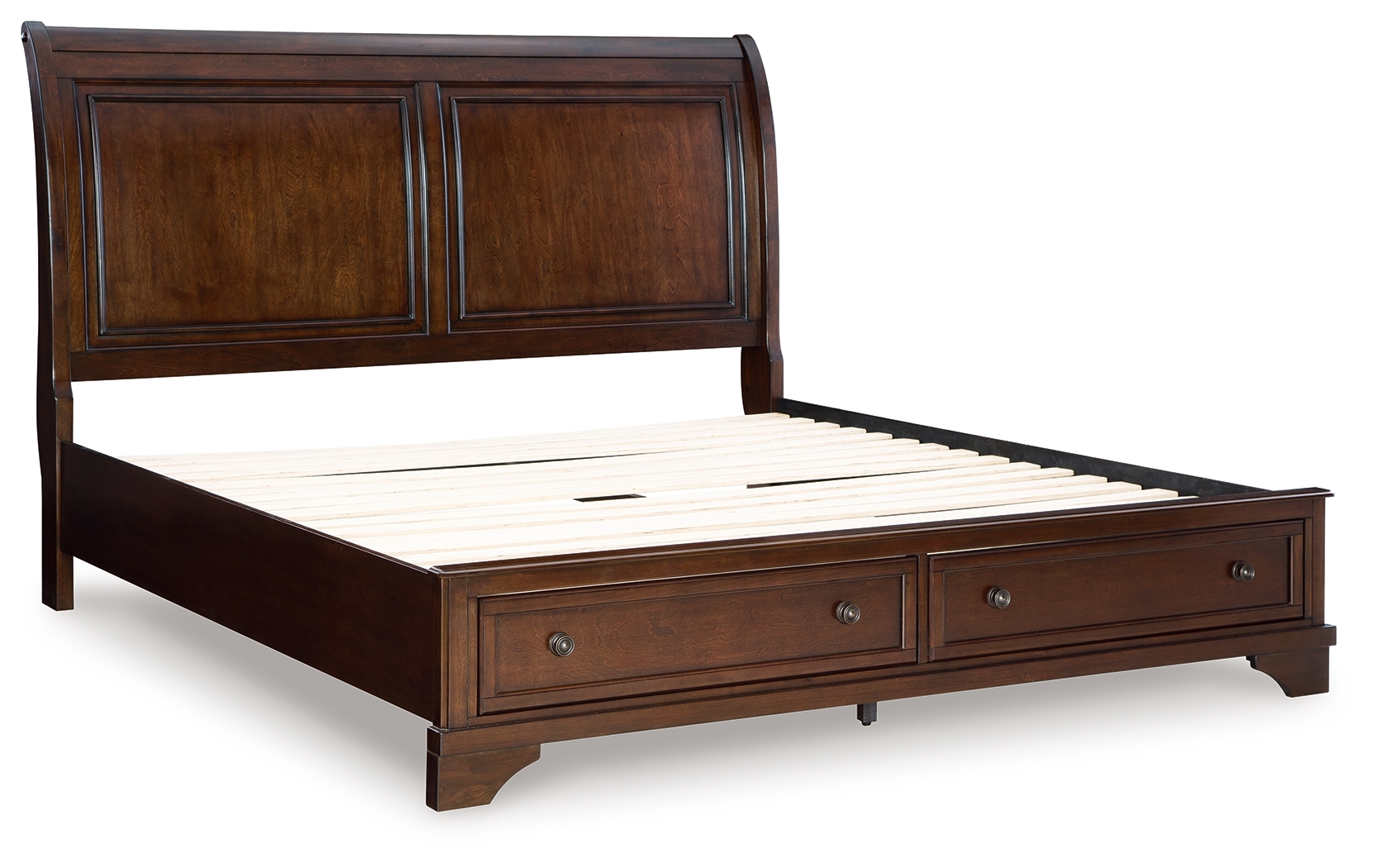 King Sleigh Storage Bed