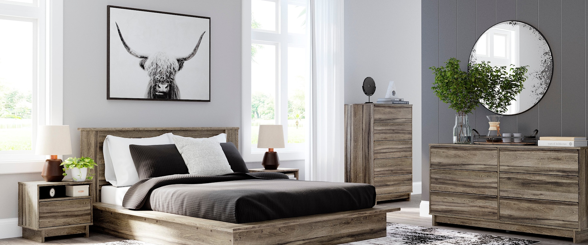 Casual Queen Panel Bedroom Set