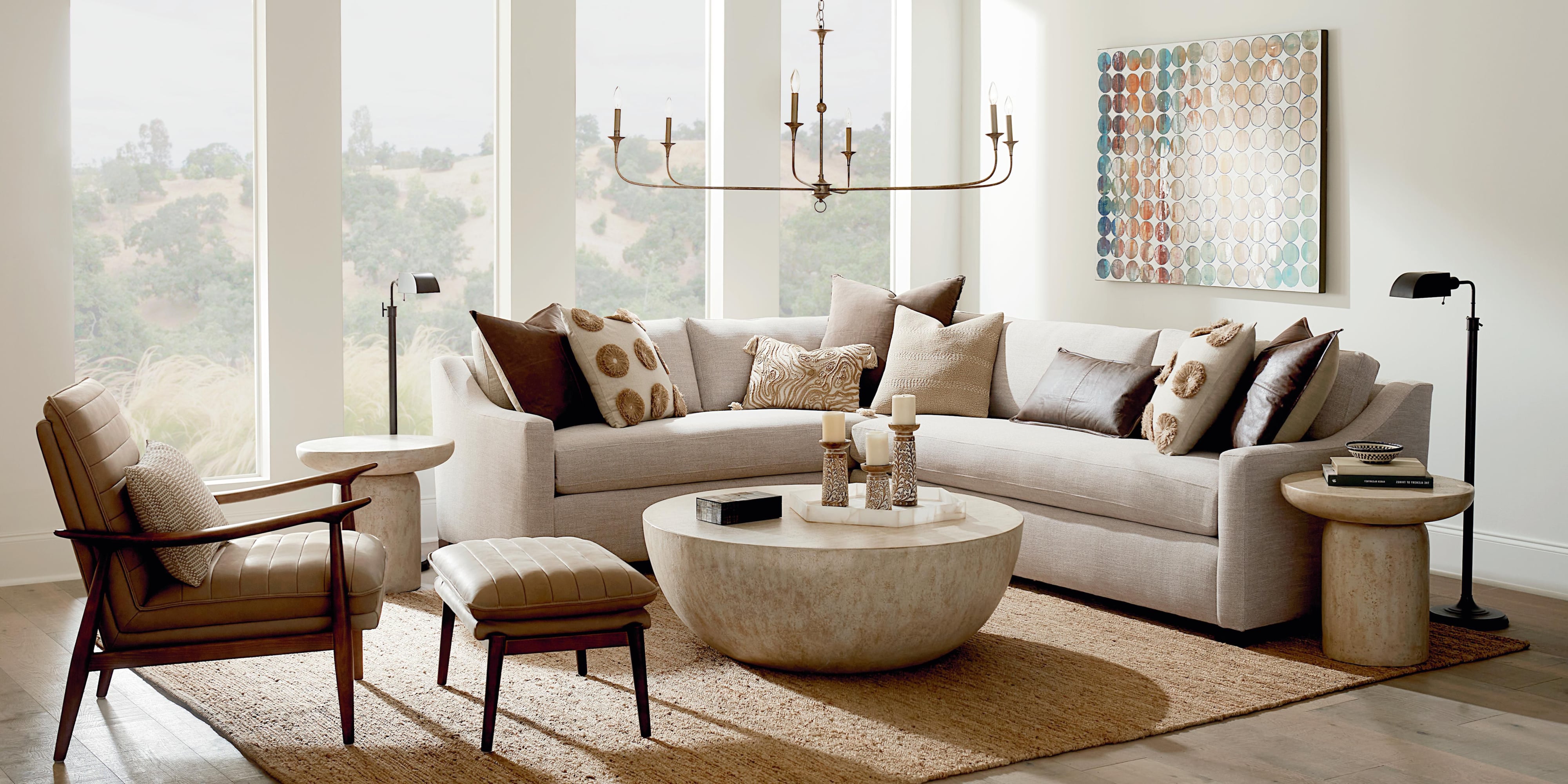 Oliver Left-Facing Slope Arm Sectional