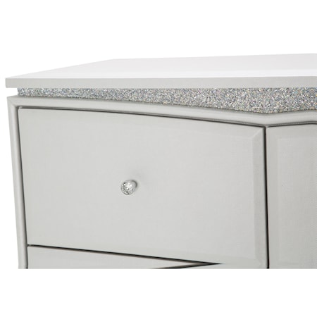 5-Drawer Upholstered Bedroom Chest