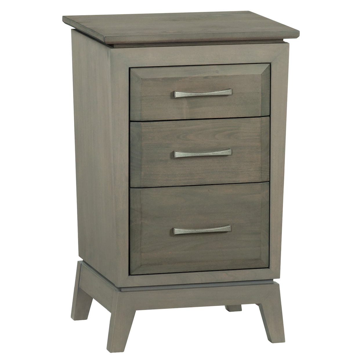 Whittier Wood Ellison. Small 3-Drawer Nightstand