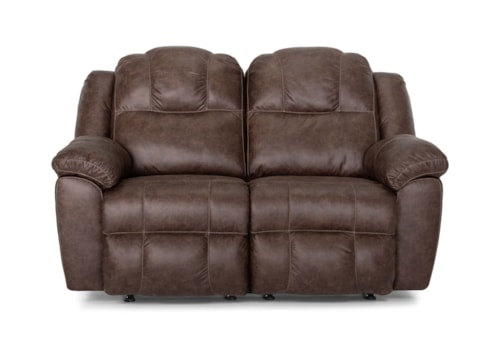 Casual Power Rocking/Reclining Loveseat