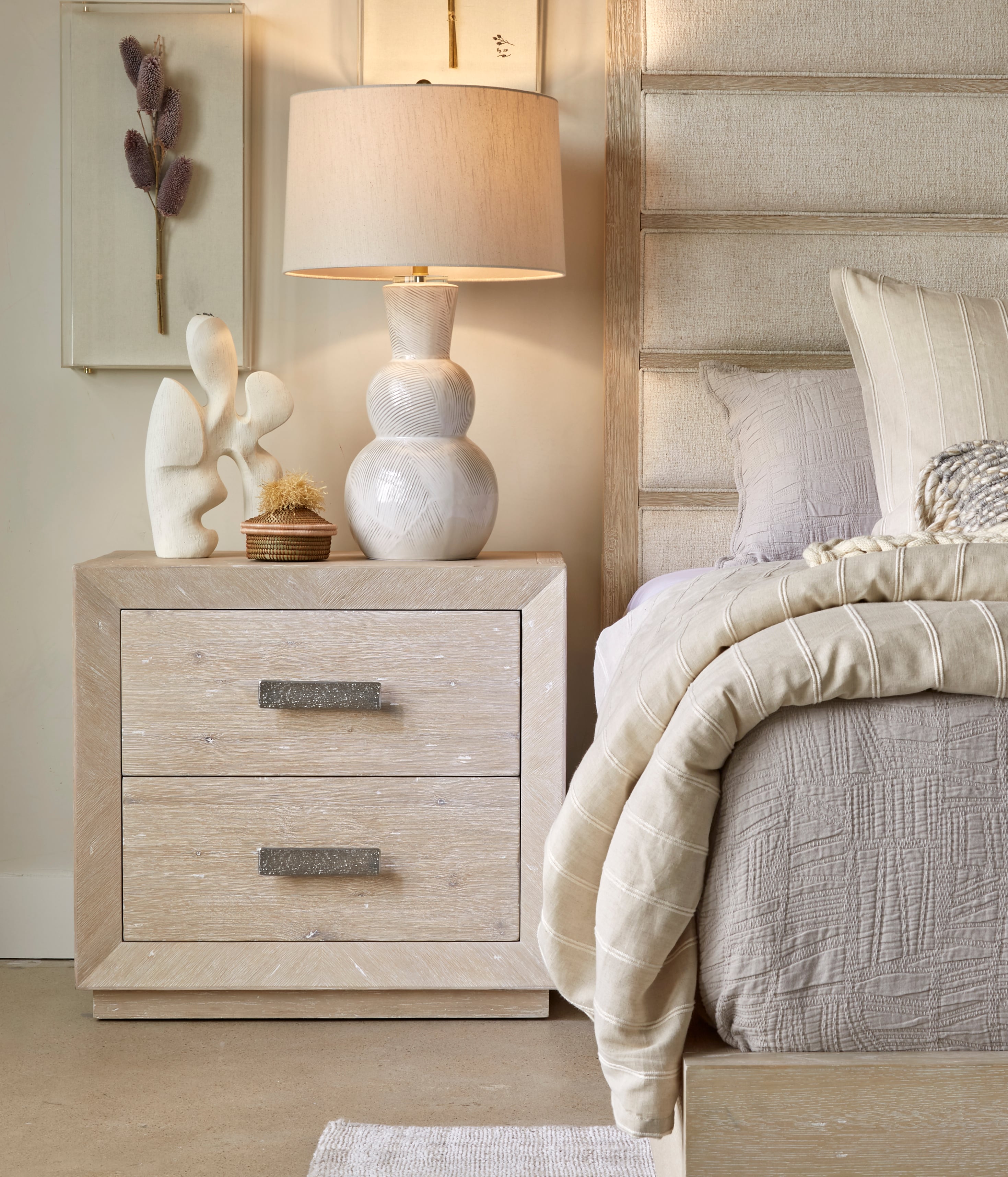 Thirty-One Twenty-One Home Ivory Bay 2-Drawer Nightstand