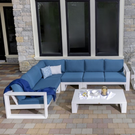 Modern Casual 4-pc. Sectional Sofa