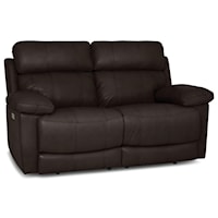 Finley Casual Reclining Loveseat with Pillow Arms