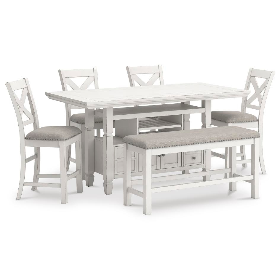 6-Piece Counter Height Dining Set