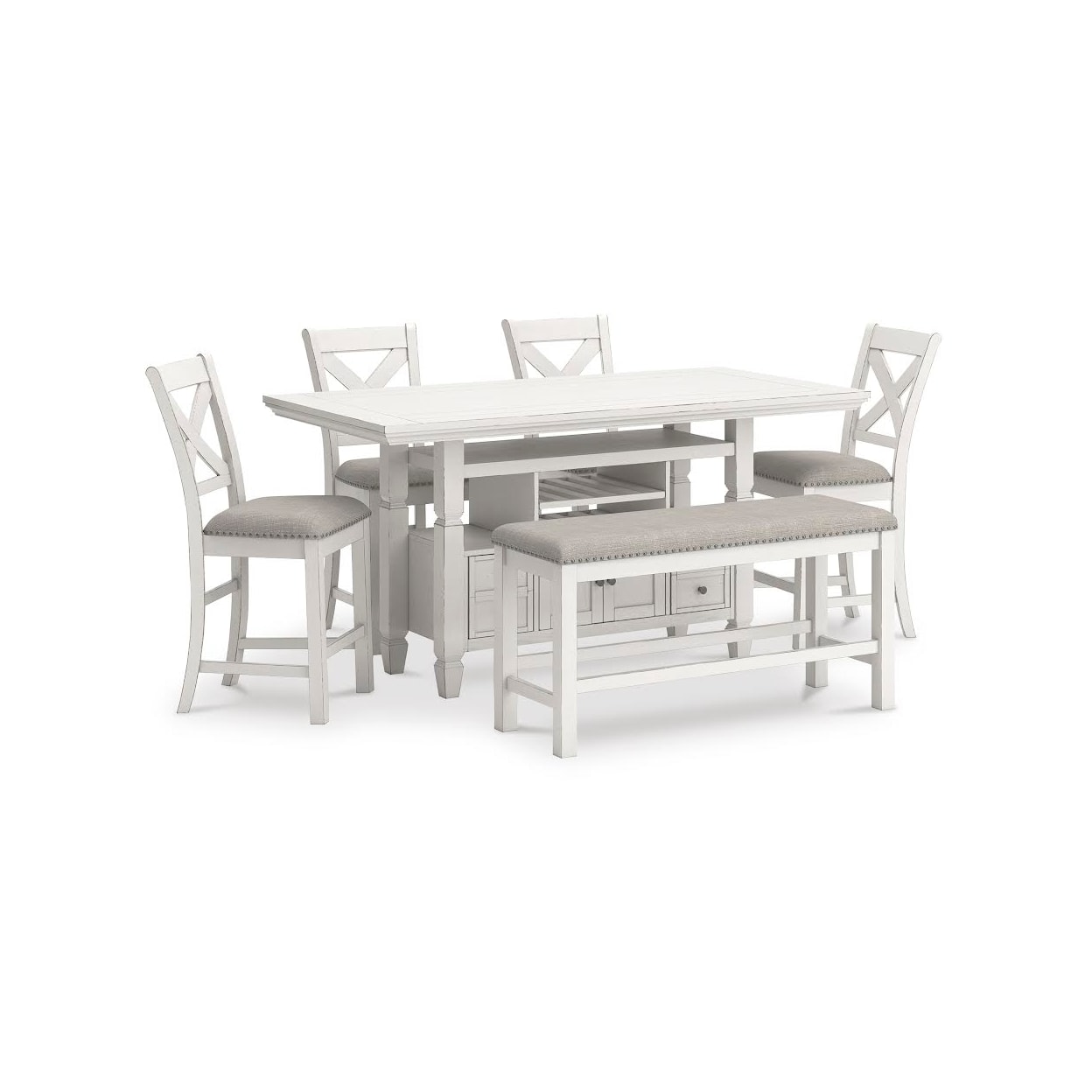 Ashley (Signature Design) Robbinsdale D642-124x4+D642D7x1+D642-09x1 6 ...