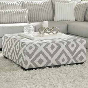 Transitional Accent Ottoman
