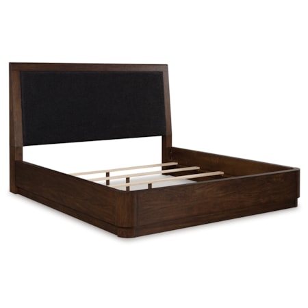 Queen Upholstered Panel Bed
