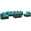 Modway Convene Outdoor 7 Piece Sectional Set