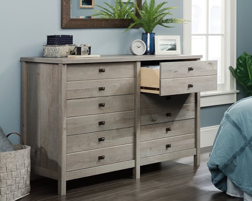Farmhouse 6-Drawer Bedroom Dresser