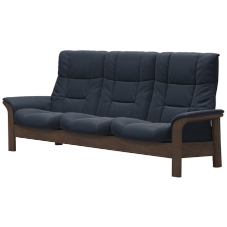 High-Back 3-Seater Reclining Sofa