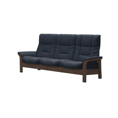 High-Back 3-Seater Reclining Sofa