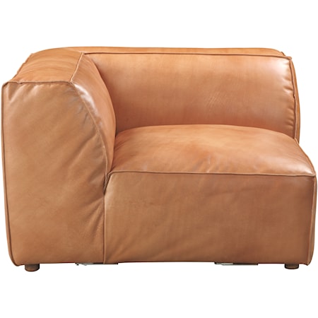 Luxe Corner Chair Tan