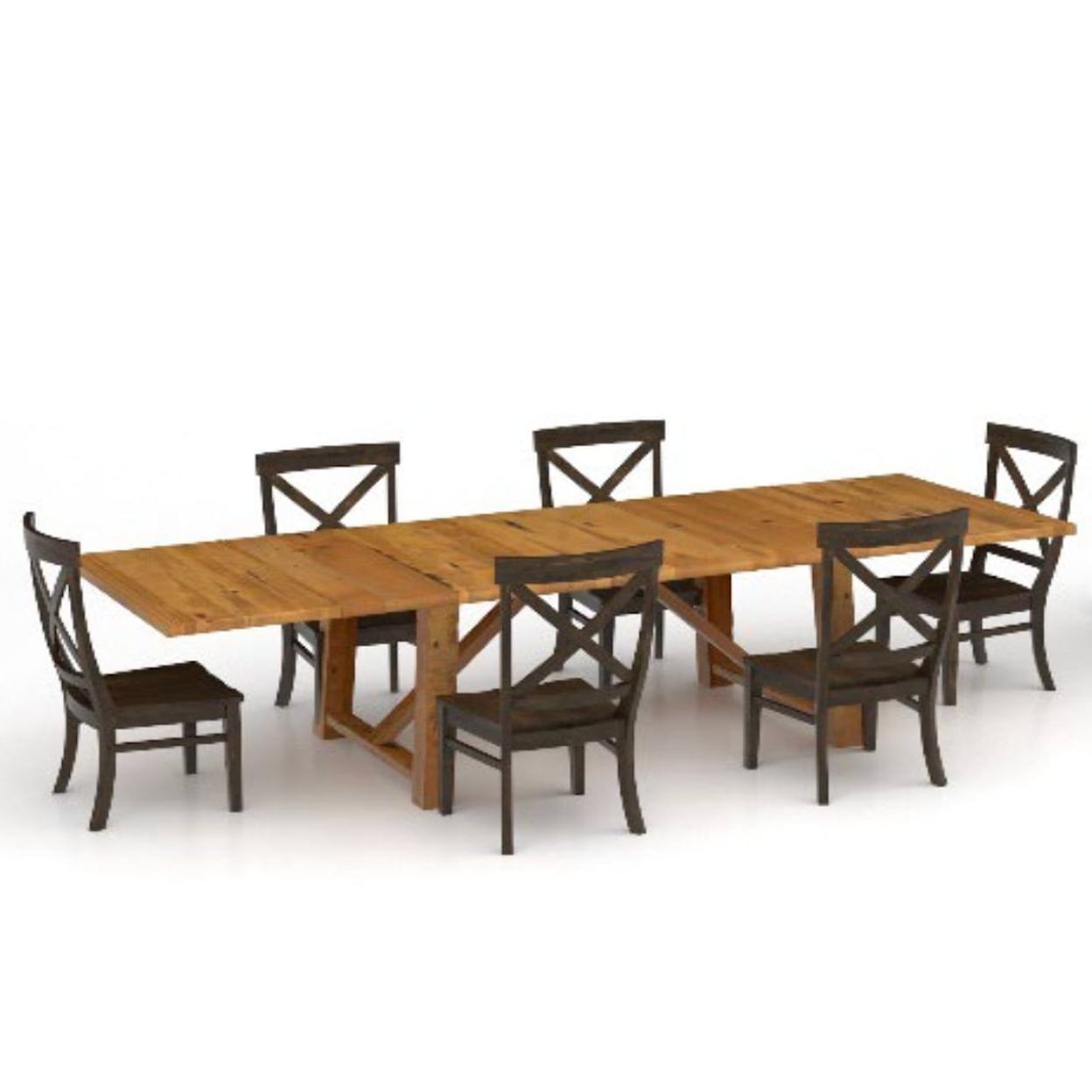 Canadel Champlain. 7-Piece Dining Set