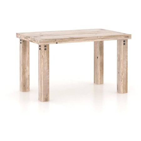 Customizable Rectangular 36" Tall Counter Table with Rustic Finish