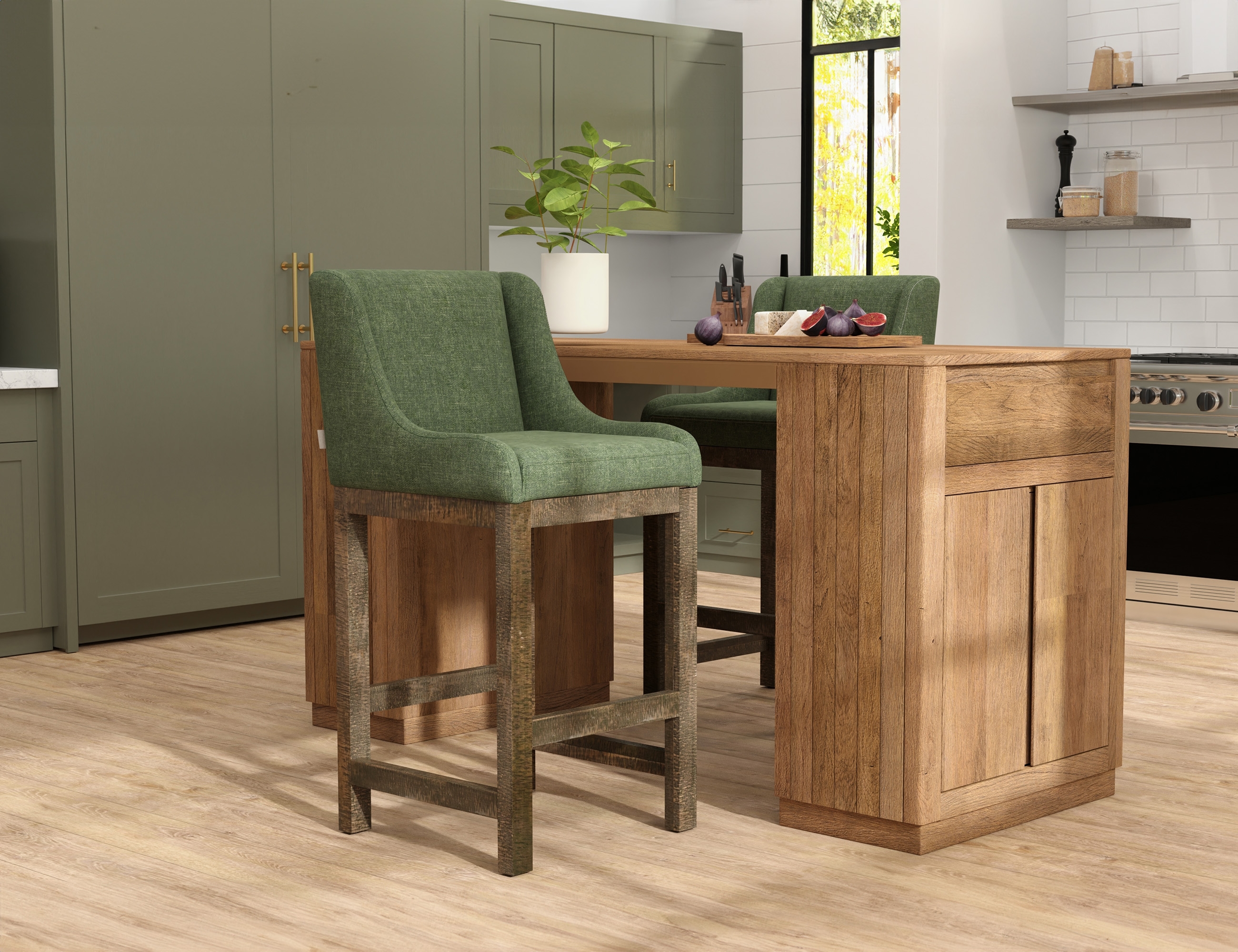 Uprooted Seating Upholstered 30" Barstool