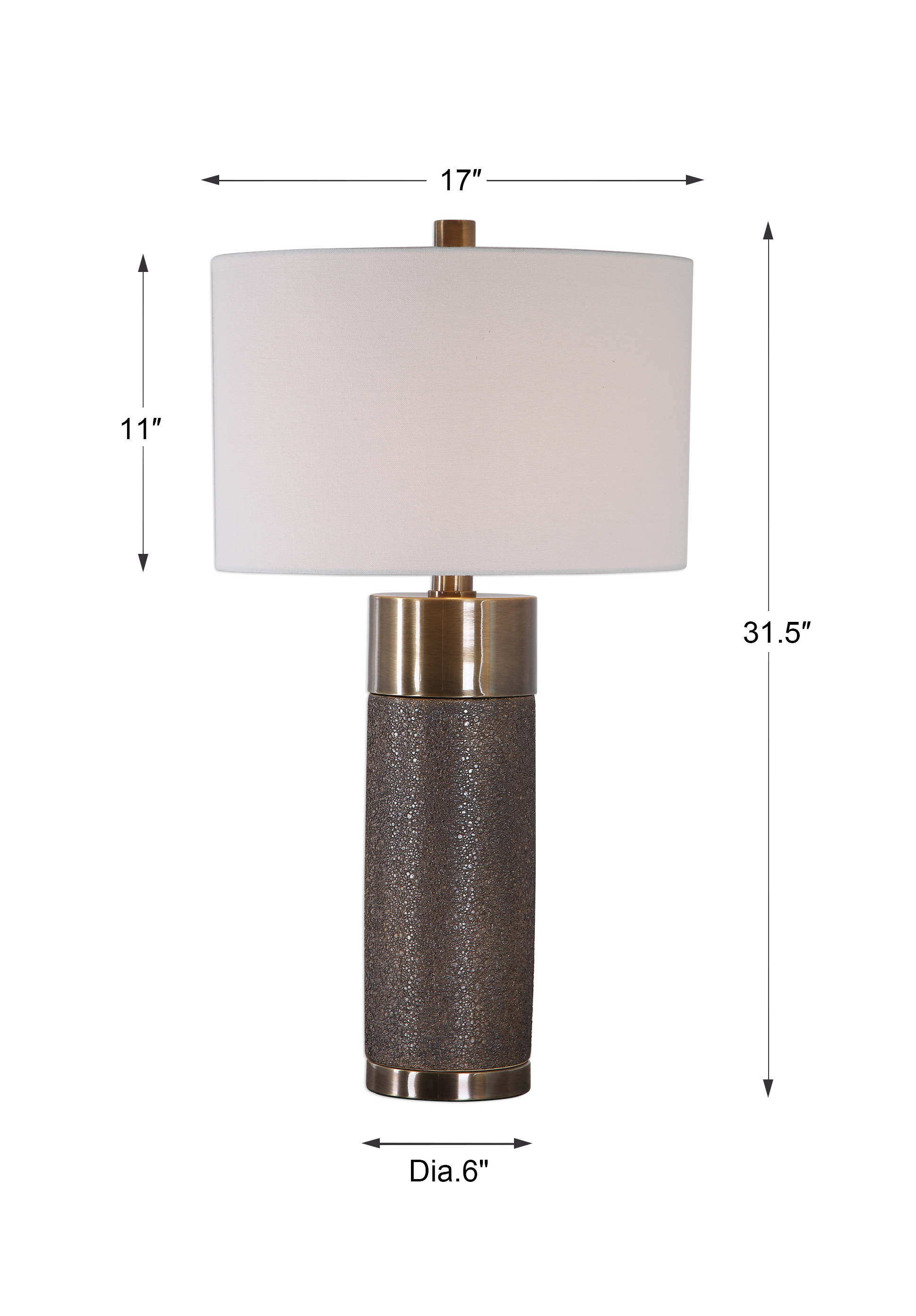 Uttermost Brannock Brannock Bronze Table Lamp