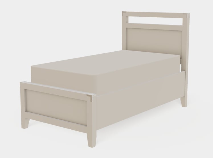 Twin XL Panel Left Drawerside