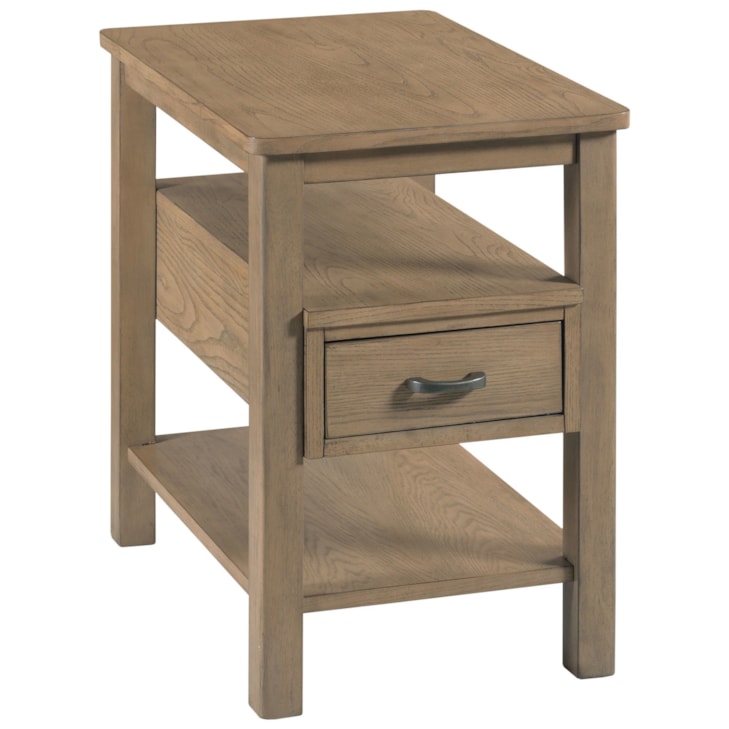 Hammary Costa Way-Hamilton Rectangular Chairside Table with USB Ports