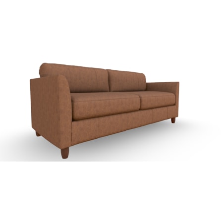 Queen Memory Foam Stationary Sofa Sleeper