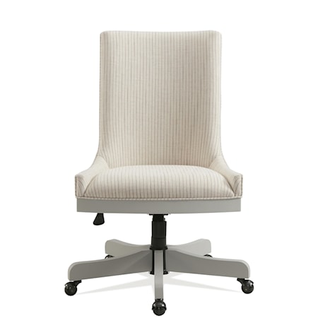 Upholstered Adjustable Desk Chair