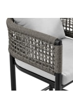 Armen Living Alegria Contemporary Outdoor Adjustable Chaise Lounge Chair with Cushions