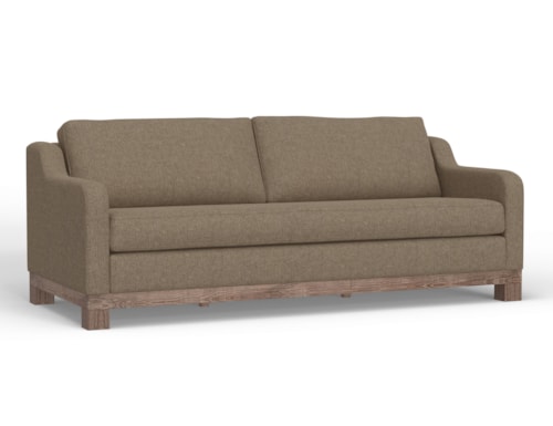 Contemporary Sofa with Bench Cushion