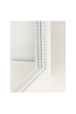 Samuel Lawrence Bella White Casual Youth LED Dresser Mirror