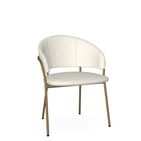 Upholstered Barrel Back Dining Chair