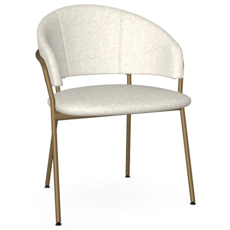 Upholstered Barrel Back Dining Chair