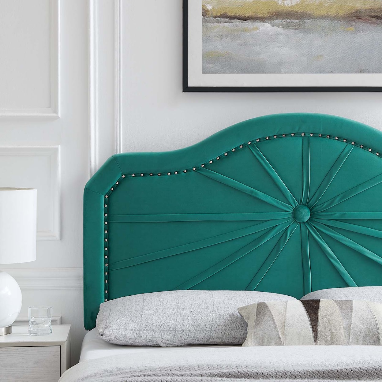 Modway Kristin Pleated Full/Queen Headboard