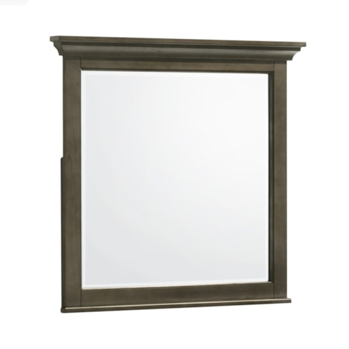 Transitional Square Mirror