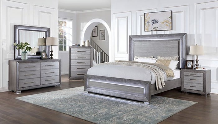 Gray Nightstand