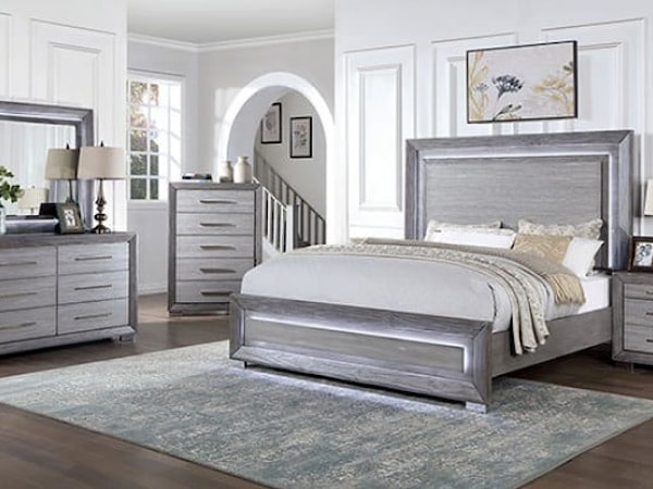 Gray 5-Piece Bedroom Set