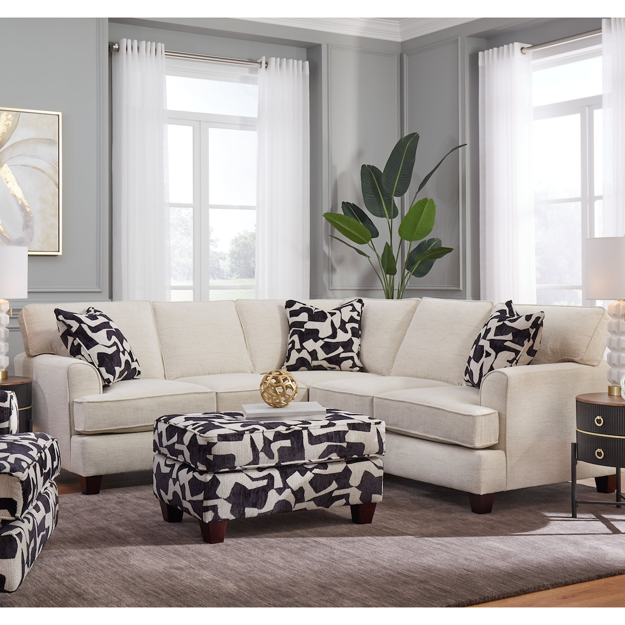 The Mix Spencer 2-Piece Sectional