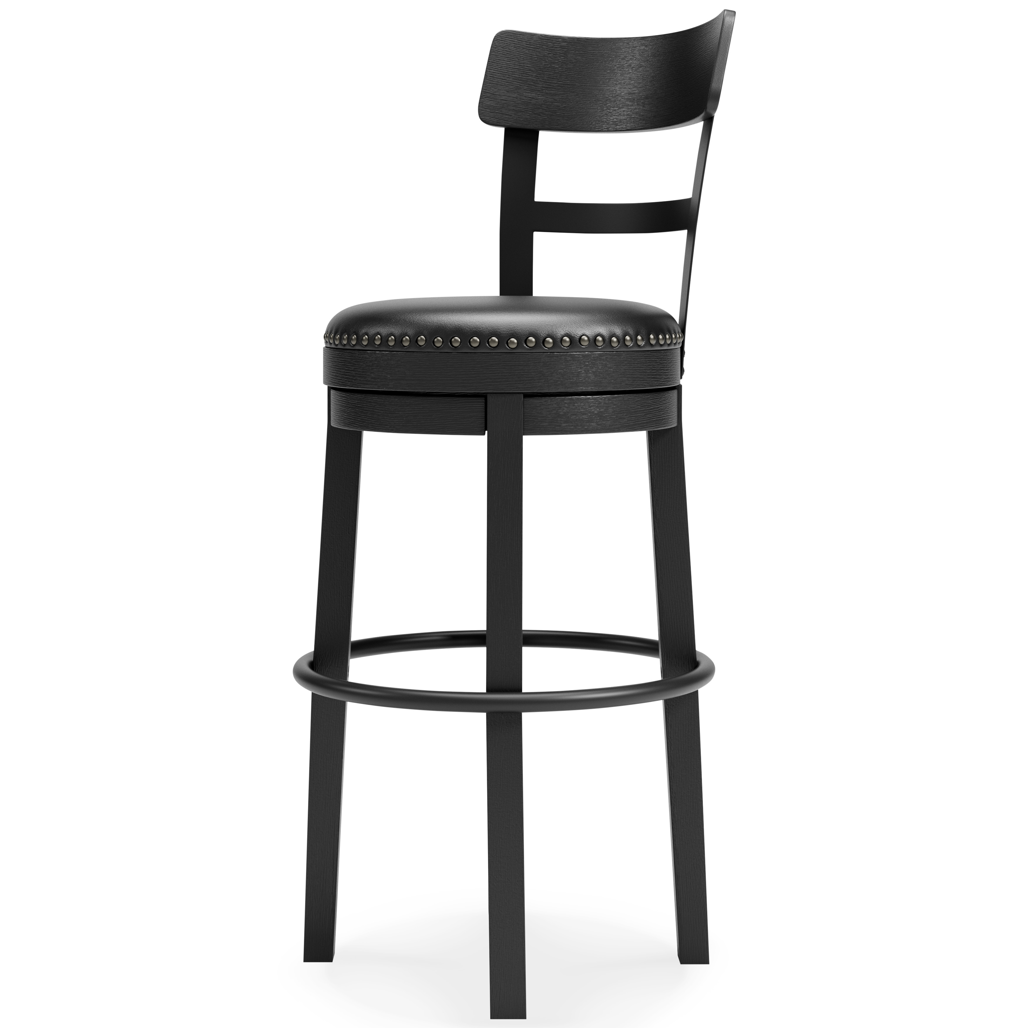Bar Height Upholstered Swivel Bar Stool