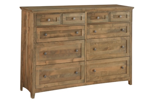 Casual 10-Drawer Dresser
