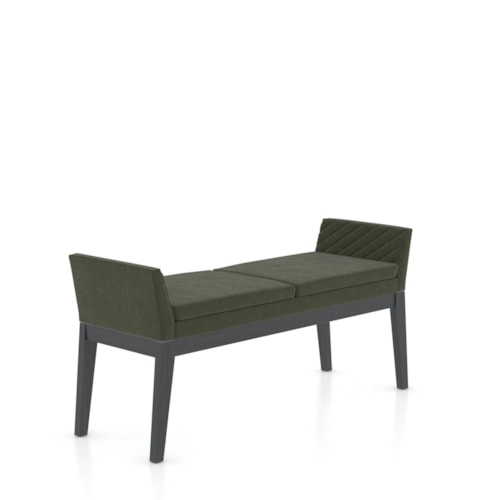 Mid-Century Modern Upholstered Bench
