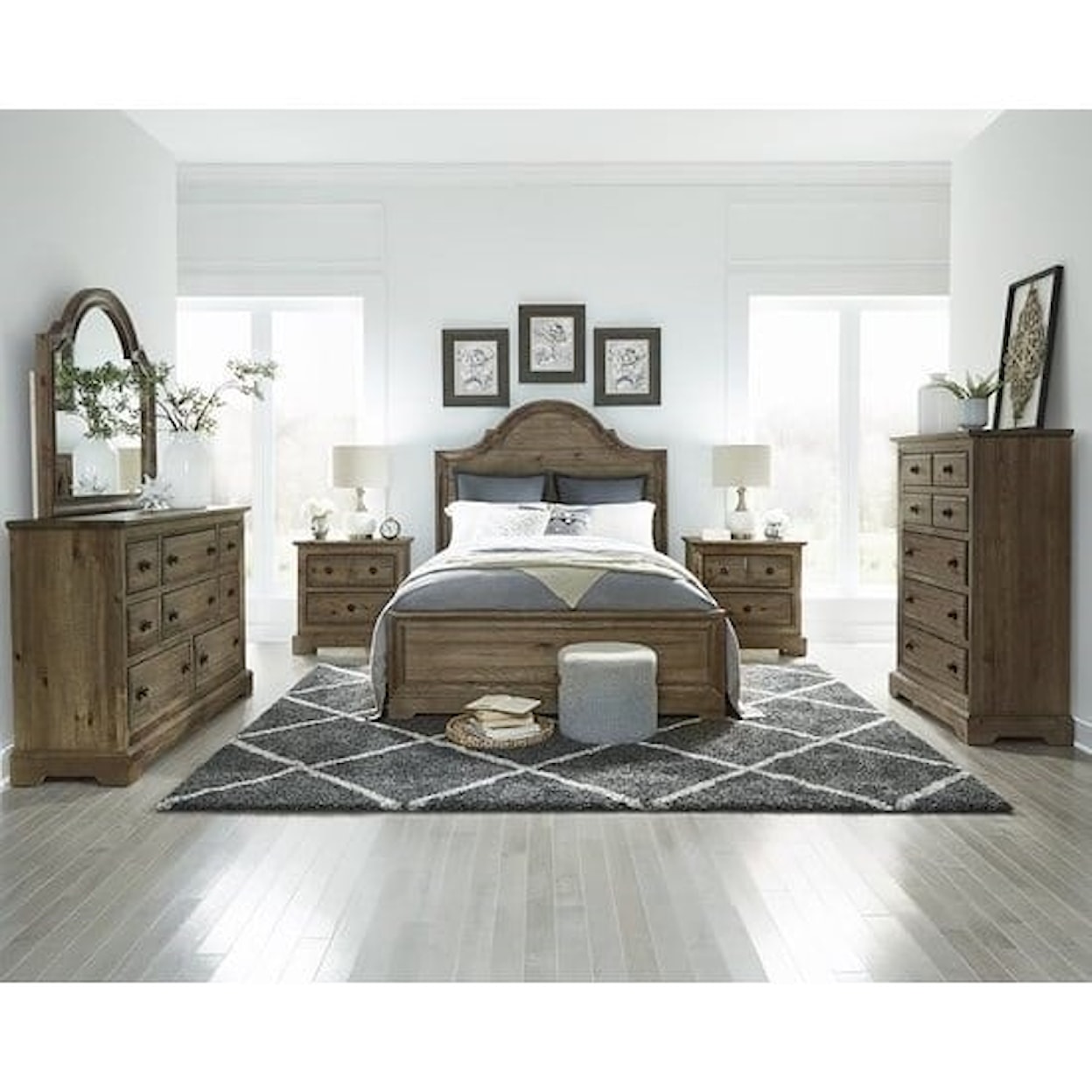 Carolina Chairs Wildfire Queen Panel Bed