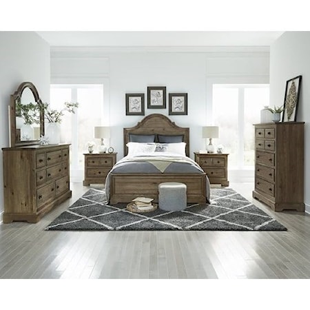 Queen Panel Bed